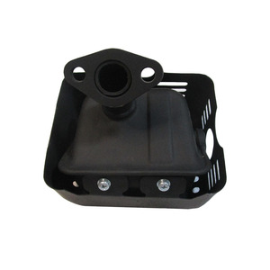 ท่อไอเสียเครื่องยนต์แก๊ส 2KW 3KW 168F 170F ปั๊มน้ำ เครื่องพรวนดิน ตัวเก็บเสียงสีดำ ลดเสียงรบกวน - Product Image 5