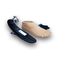 Prothèse de pied en fibre de carbone haut de gamme à cheville haute, pied dynamique léger en carbone pour la marche quotidienne et la course des amputés