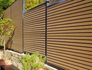 รั้วคอมโพสิตสำหรับสวน ราคาถูก คุณภาพสูง รั้ว WPC ขายส่ง กันน้ำ รุ่นใหม่ ทนทานทุกสภาพอากาศ รั้วไม้เพื่อความเป็นส่วนตัวและความปลอดภัย - Product Image 5