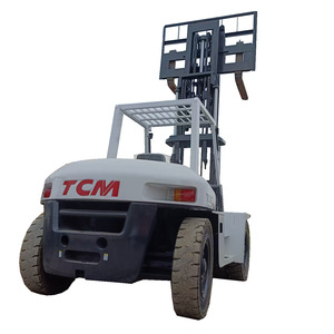 รถยกดีเซลมือสอง รถแทรกเตอร์มือสอง 10 ตัน TCM FD100 FD200 เครื่องยนต์ 117 แรงม้า ขับเคลื่อนล้อหน้า ความเร็ว 27 กม./ชม. รับประกัน 12 เดือน - Product Image 1