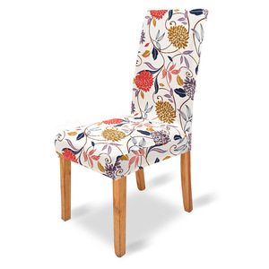 Funda de asiento lavable con diseño de flores y hojas, fundas para <span class=keywords><strong>sillas</strong></span> plegables de Spandex, fundas para <span class=keywords><strong>sillas</strong></span> de poliéster con estampado elástico - Product Image 1