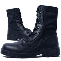 BAEWOON TB56 Bottes tactiques montantes unisexe tendance en microfibre, polyvalentes pour le travail et l'entraînement en milieu désertique Delta