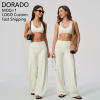 Ensembles de yoga et de fitness pour femmes : Soutiens-gorge de sport, tenues d'entraînement, leggings de yoga taille haute, vêtements de pilates et de gym