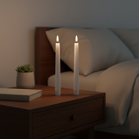 Bougie LED sans flamme Matti avec télécommande, décoration d'intérieur, lumière de bougie LED sans flamme pour la décoration de table de mariage