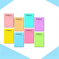 Bloc-notes de bureau autocollant personnalisé Guanglian, gestion du calendrier, divers styles, vente en gros, papeterie étudiante