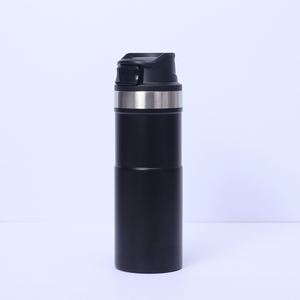 500ml Stainless Steel Insulated Cold Water <b>Flask</b> Business Style Double Wall Insulated Thermal Coffee Thermos for <b>Hot</b> Cold <b>Drink</b> - Product Image 1
