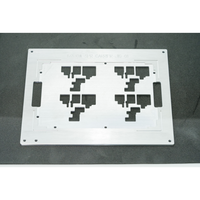 Jig de découpe laser pour PCB en acier inoxydable, couleur personnalisée, usinage CNC PMTT Vietnam, OEM/ODM, chromate