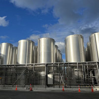 Fermenteur conique à double paroi haute pression de 10 000 litres (10 m3, 100 HL)