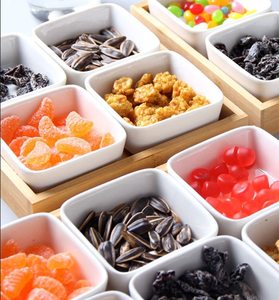 2026 nueva bandeja de cerámica dividida <span class=keywords><strong>para</strong></span> servir plato de bambú Chip <span class=keywords><strong>para</strong></span> servir plato <span class=keywords><strong>para</strong></span> aperitivos juego de platos <span class=keywords><strong>para</strong></span> <span class=keywords><strong>Taco</strong></span> Chip, aperitivos, nueces, dulces - Product Image 3