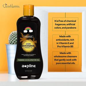 Private Label Organic Carrot Bronzing Sun Tanning Oil Accelerator Dark <strong>Tan</strong> <strong>Enhancer</strong> - Product Image 2