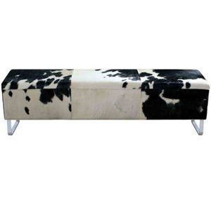 Banco Acolchado de Lino Negro Elegante, Taburete Otomano para el Hogar con Patas de Metal, Diseño Modernista Ergonómico para Apartamento o Escuela - Product Image 1