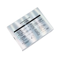 Boîtes en papier d'emballage cosmétique de soins de la peau de logo gaufré Boîtes en papier brillant à lèvres de carte de ruban de conception de luxe brillant pour cosmétique