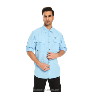 <span class=keywords><strong>Camisa</strong></span> de Pesca Tejida para Hombre, Protección Solar <span class=keywords><strong>PFG</strong></span> Omni-shade UPF 50, Manga Larga, Casual, 100% Nailon, Estilo Bahama - Product Image 1