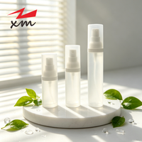 Flacon vide en PP blanc mat écologique de 20 ml avec pompe hermétique pour crème, gel, cosmétiques, emballage de sous-conditionnement