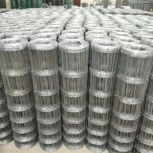 Electro galvanized hinge joint field fence goat fence panel for sale