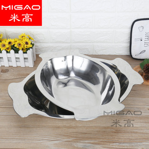 Stainless Steel Fish Shaped Basin For Hot Pot Soup Serving Dish 30cm Size Hotel Use - Product Image 3