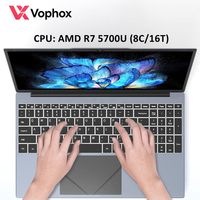 Portátil VX15E de 15.6 Pulgadas para Entretenimiento en el Hogar, AMD Ryzen 7 5700U, para Uso Familiar y Estudiantil, PC Personalizable al por Mayor, Notebook OEM