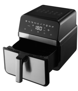 หม้อทอดไร้น้ำมันขนาด 8 ลิตร ยี่ห้อ Consumer Reports Best รุ่น Hot Mini Rack แบบดิจิตอลอัจฉริยะ พร้อมระบบทำความร้อน 2 จุด หม้อทอดไร้น้ำมัน 8 ลิตร ยี่ห้อ Consumer Reports Best - Product Image 1