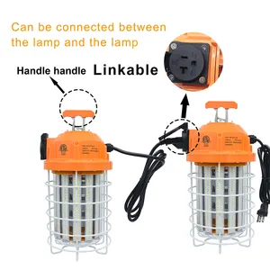 Dlc çalışma lambası geçici led 80w 100w 120w 150w su geçirmez IP68 taşınabilir çalışma ışığı taşınabilir açık inşaat