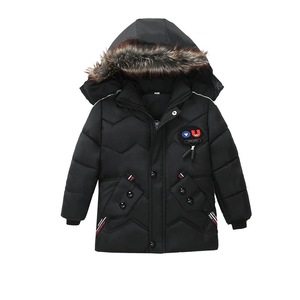 Ventes en gros de vestes en fourrure pour enfants, bébés et garçons, manteaux longs pour l'hiver - Product Image 4