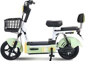 Vélo Électrique Urbain Silencieux 48V 350W avec Batterie au Lithium, Cadre en Acier, Moteur Moyeu Avant, <span class=keywords><strong>Frein</strong></span> et Transmission par Câble, 3 Vitesses - Product Image 2