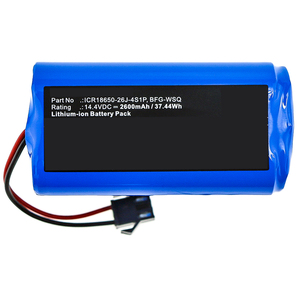 Batería de 2600 mAh para Ecovacs <span class=keywords><strong>Deebot</strong></span> <span class=keywords><strong>N79</strong></span>, <span class=keywords><strong>Deebot</strong></span>, DN622, DN622.21, DN622.11 Mirror CEN360 Mirror CEN361 <span class=keywords><strong>Deebot</strong></span> CEN546 - Product Image 3