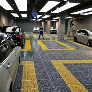 Revêtement de sol de garage en plastique emboîtable, type PVC, imperméable, antidérapant, carrelage de sol modulaire en vinyle pour piscine - Product Image 4