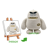 Peluche Anime Personnalisée - Peluche Super Douce en Coton PP avec Broderie, Couverture Chaude, Cadeau Promotionnel d'Anniversaire
