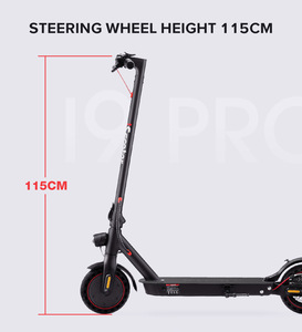 Patinete Eléctrico IScooter I9 Pro, Neumático de Panal de Abeja de 8.5 Pulgadas, Motor de 350W, Batería de 7.5Ah, Velocidad Máxima de 30km/h, Negro - Product Image 5