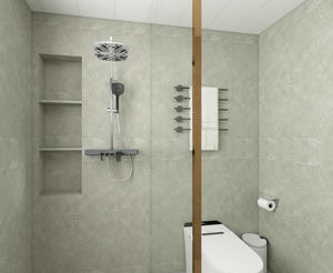 Revêtement mural SPC gaufré moderne et étanche 2026 pour la décoration intérieure de cuisines, salles de bain, hôtels, maisons et hôpitaux - Product Image 5