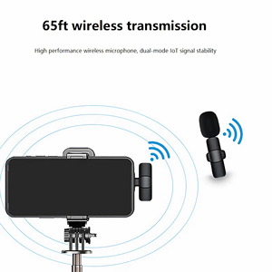 Micrófono Lavalier Inalámbrico Profesional Mini C para iPhone y Android, Cancelación de Ruido, Sonido Nítido, Grabación de Entrevistas en Vivo - Product Image 3