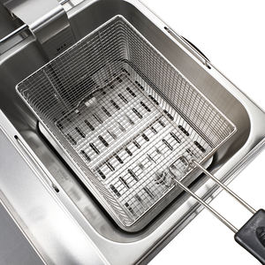 <span class=keywords><strong>Freidora</strong></span> Eléctrica <span class=keywords><strong>de</strong></span> Acero Inoxidable <span class=keywords><strong>de</strong></span> Mesa, Doble, Capacidad <span class=keywords><strong>de</strong></span> <span class=keywords><strong>10</strong></span> <span class=keywords><strong>Litros</strong></span>, <span class=keywords><strong>Precio</strong></span> <span class=keywords><strong>de</strong></span> Fábrica, para Papas Fritas y Pollo Estilo KFC - Product Image 3