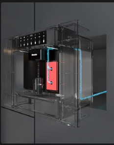 Hotel waterkoeler met ingebouwde dispenser en kraanfilter - Product Image 2