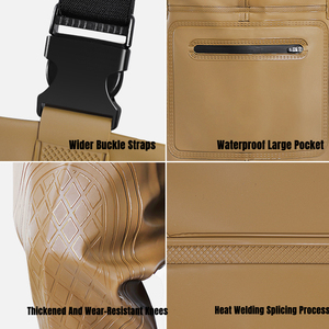 Combinaison <span class=keywords><strong>de</strong></span> pêche à la mouche, <span class=keywords><strong>pantalon</strong></span> imperméable avec bottes en néoprène - Product Image 2