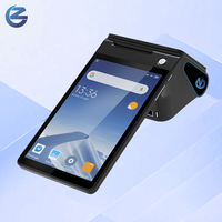 Systèmes de point de vente portables à double écran de 8 et 3,95 pouces, imprimante 80 mm, NFC, Android 14.0, caisse enregistreuse, terminal EPOS