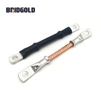 Nouvelles barres omnibus personnalisées en cuivre nu/étamé, conducteurs flexibles multibrins avec cosses 100mm²-500mm², 6mm², 10mm² pour batterie