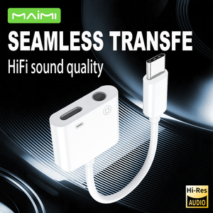 <span class=keywords><strong>Adaptador</strong></span> de <span class=keywords><strong>audio</strong></span> Maimi 2 en 1 Tipo C a 3,5mm, <span class=keywords><strong>divisor</strong></span> de <span class=keywords><strong>carga</strong></span> rápida, <span class=keywords><strong>adaptador</strong></span> de conector de auriculares <span class=keywords><strong>para</strong></span> IPhone16/15 samsung - Product Image 4