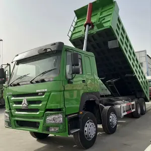 Good Condition Used HOWO Tipper Truck 12 Wheels 8x4 50 Tons 60 Tons Dump Truck For Sale