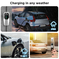 Chargeur de voiture électrique Junsun Type 2 Triphasé 11KW 480V Chargeur rapide portable Contrôleur EVSE Charge automatique 16A 4m/5m/8m/10m Prise CEE