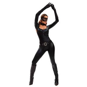 Nuevo Disfraz <span class=keywords><strong>de</strong></span> <span class=keywords><strong>Catwoman</strong></span> para Mujer, Disfraz <span class=keywords><strong>de</strong></span> Superhéroe Oscuro con Máscara para Fiesta Temática, Baile <span class=keywords><strong>de</strong></span> Máscaras, Actuación en Escenario - Product Image 3