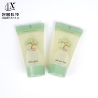 Kit de toilette écologique pour hôtel, mini-tubes de 30 ml, shampoing et gel douche pour les chambres d'hôtel et les hôtels de villégiature