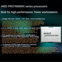En Stock, Estación de Trabajo Gráfica Lenovo Thinkstation P8 Tower, PC con AMD 7000WX, para Despliegue de Modelos de IA y Aprendizaje Profundo