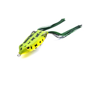 Proto <span class=keywords><strong>Frog</strong></span> Esca Artificiale Morbida in PVC 55mm Topwater per la Pesca al Bass in Lago/Fiume/Margine di Torrente con Ami - Product Image 1