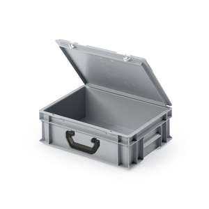 ข้อเสนอยูโร AUS PP MIT tragegriff 400x300x130mm GRAU praktissche bequeme aufbewahrungslösung - Product Image 2