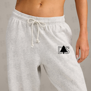 Pantalones Deportivos de Felpa Francesa 100% Algodón Gris para Mujer, Personalizados con Etiqueta Privada, con Cordón Ajustable y Corte Ancho - Product Image 2