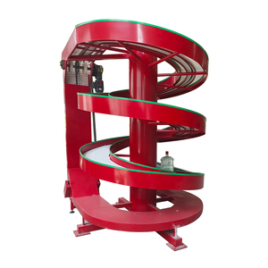 Tấm xích nhựa hoàn toàn tự động băng tải trục vít dọc, băng tải nâng dọc sàn và thang máy cho hộp carton - Product Image 5