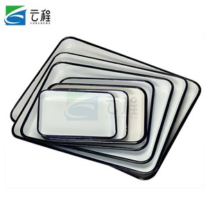 Bandeja rectangular esmaltada Yuncheng, bañera de vidrio blanco para teñido, esterilización en laboratorio y experimentos químicos - Product Image 1