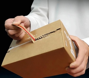 High-End Custom Logo Self-Sealing Corrugated Mailer Carton <strong>Recycled</strong> Packaging <strong>Boxes</strong> for Skin Care Cosmetics Embossed Shipping - Product Image 4