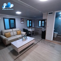Zhongnan mobile de luxe personnalisable 20 pieds 40 pieds flatpack petite maison de 3 chambres maison préfabriquée en conteneur extensible