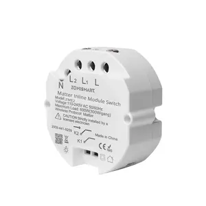 Zemismart Matter Protocol Smart Switch 2 Way Socket with Dual Control Internet of Things Device Homepop Voice Control